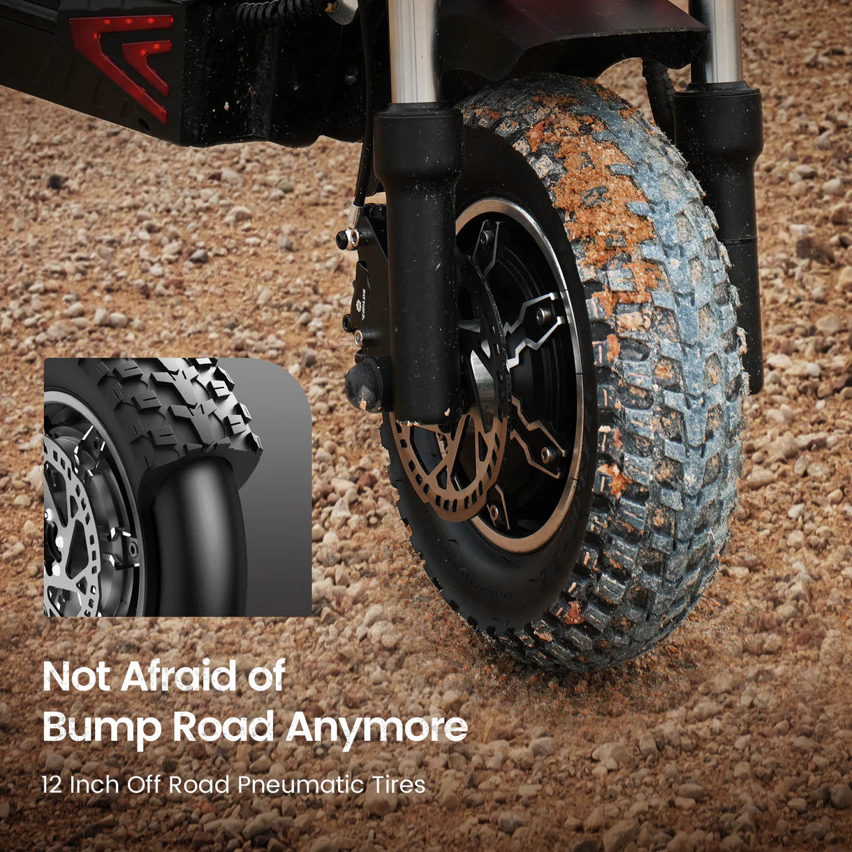 iX8 Off-Road Tires Electric Scooter