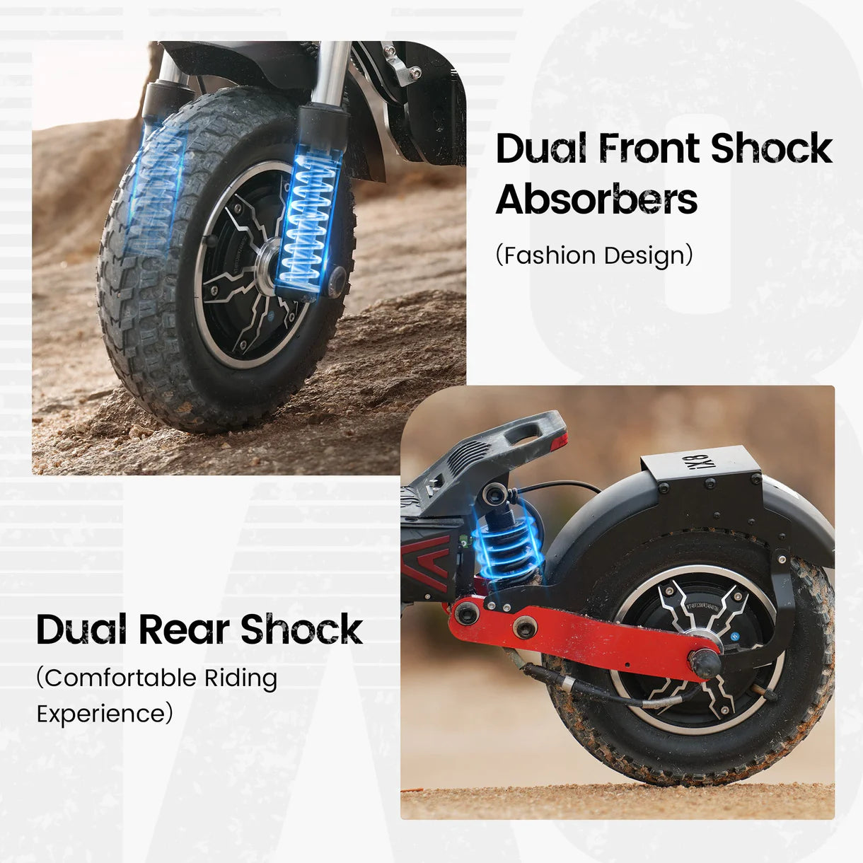 iX8 Off-Road Tires Electric Scooter